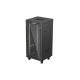 LANBERG SZAFA INSTALACYJNA RACK STOJĄCA 19" 24U 600X600 CZARNA DRZWI PRZESZKLONE LCD (FLAT PACK) V2