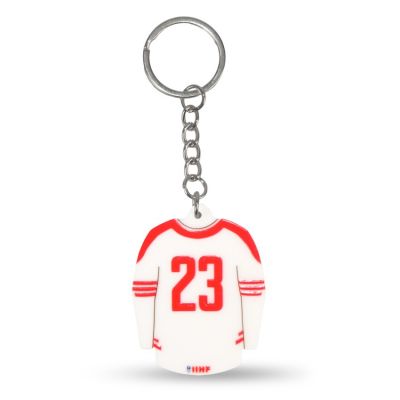2. Brelok koszulka hokejowa Polska (Home) SREBBREKH-PL