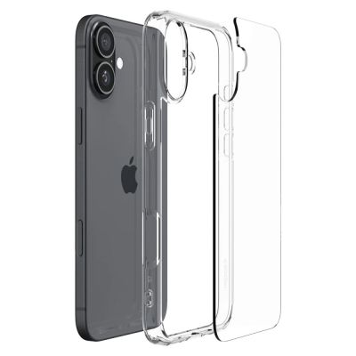 6. Etui Spigen Ultra Hybrid na iPhone 16 - przezroczyste