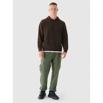 5. Bluza dresowa nierozpinana z kapturem męska 4F 4FWAW24TSWSM1310-80S