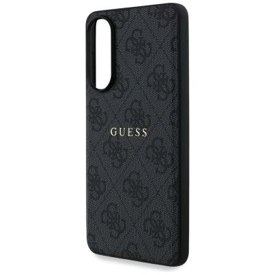 6. Etui Guess 4G Ring Classic Logo MagSafe na Samsung Galaxy S25 Edge - czarnE