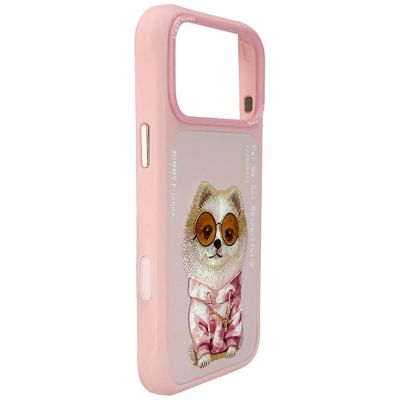 6. Etui Nimmy Glasses Cool nag na iPhone 17 Pro - różowe