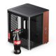 5. Obudowa PC Jonsbo TK-0, Mini-Tower, Mini-ITX, Tempered Glass, Holz - schwarz