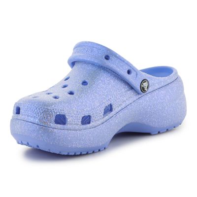 3. Klapki Crocs Classic Platform Glitter Clog W 207241-5Q6