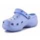 3. Klapki Crocs Classic Platform Glitter Clog W 207241-5Q6