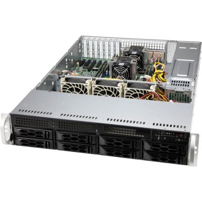 Supermicro CSE-LA25TQC-R609LP zabezpieczenia & uchwyty komputerów Stojak Czarny 600 W