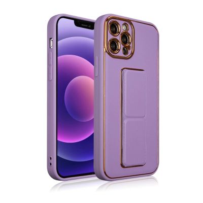 2. New Kickstand Case etui do iPhone 13 Pro z podstawką fioletowy