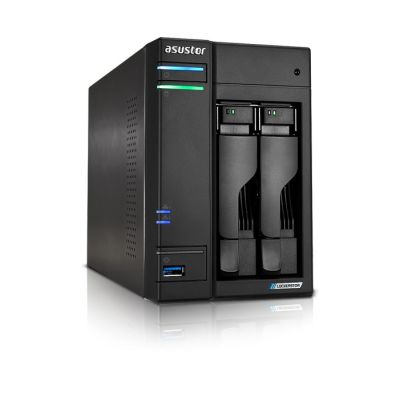NAS Asustor AS6702T; Tower; 2x (3.5" SATA HDD/ 2.5" SSD); Intel Celeron N510; 4GB DDR4 SODIMM (max. 16GB), 2x 2.5Gb, 4x M.2 2280 NVMe PCIe 3.0, 2x USB 3.2 Gen, 1x HDMI 2.0b