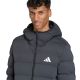 11. Kurtka męska adidas Helionic Climawarm Stretch Hooded Down czarna JN2114
