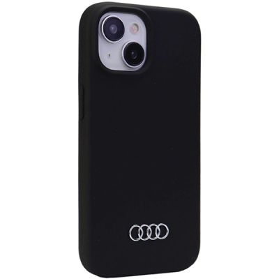 2. Etui Audi Silicone Case do iPhone 15 - czarne