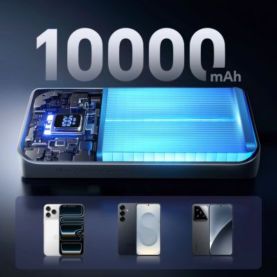 5. Powerbank Joyroom JR-QP191 Star Series Mini 10000mAh 22,5W z wyświetlaczem cyfrowym - biały