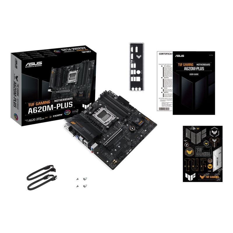 17. ASUS TUF GAMING A620M-PLUS AMD A620 Gniazdo AM5 micro ATX