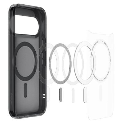 6. Etui Spigen Ultra Hybrid Mag MagSafe na Google Pixel 11 - czarno-szare