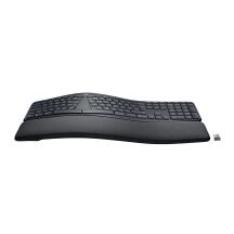 Logitech ERGO K860 for Business klawiatura Biuro Bluetooth Niemiecki Grafitowy