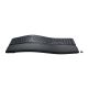 Logitech ERGO K860 for Business klawiatura Biuro Bluetooth Niemiecki Grafitowy