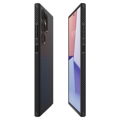 9. Etui Spigen Liquid Air na Samsung Galaxy S23 Ultra - czarny mat