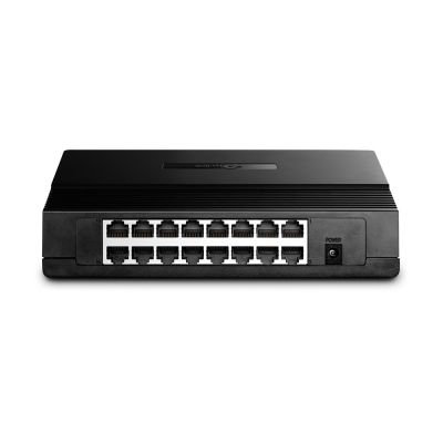 4. TP-Link TL-SF1016D przełącznik sieciowy Fast Ethernet (10/100) Czarny