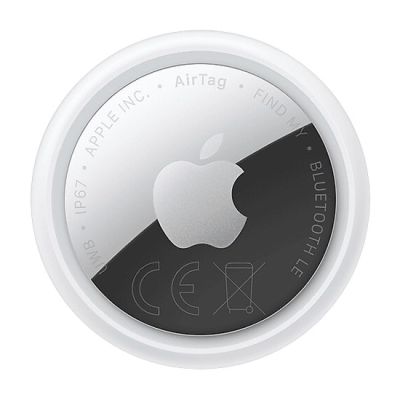 5. Apple AirTag Osobisty Wyszukiwarka Srebrny, Biały