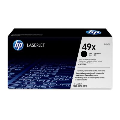 9. HP 49X oryginalny wkład z czarnym tonerem LaserJet XL