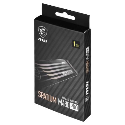 2. Dysk SSD MSI SPATIUM M480 Pro 1TB PCIe 4.0 NVMe M.2 2280