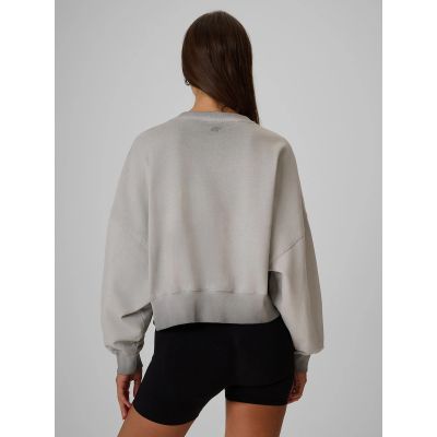 2. Bluza dresowa loose bez kaptura damska 4F 4FRSS26TSWSF2991-26S