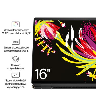 21. HP Spectre x360 16-aa0233nw Ultra 7 155H 16" 2.8K Touch OLED 120Hz AG 16GB DDR5 6400 SSD1TB RTX 4050_6GB Cam 9MP 83Wh  W11Pro 2Y