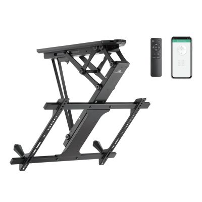 15. MACLEAN UCHWYT DO TV ELEKTRYCZNY SUFITOWY 32"-70" 35KG MC-880T
