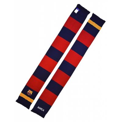 Szalik kibica FC Barcelona dwustronny double vertical scarf 5004BUD22