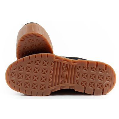 9. Puma Mayze buty damskie sportowe Sneakersy platforma czarne modne skóra