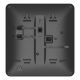 8. Biurko Gigaset 600 czarne (S30350-H224-B101)