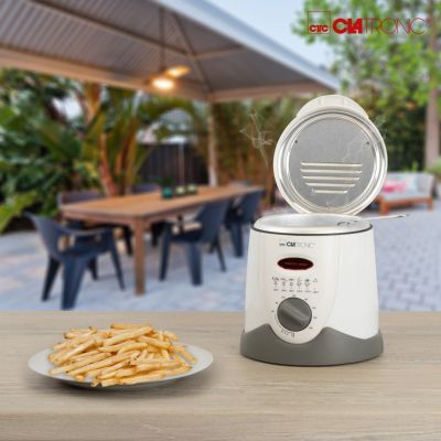 7. Frytownica Clatronic FFR 2916 (1 l; 840W; kolor biały)