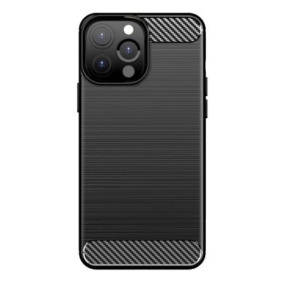 8. Carbon Case elastyczne etui pokrowiec iPhone 13 Pro czarny