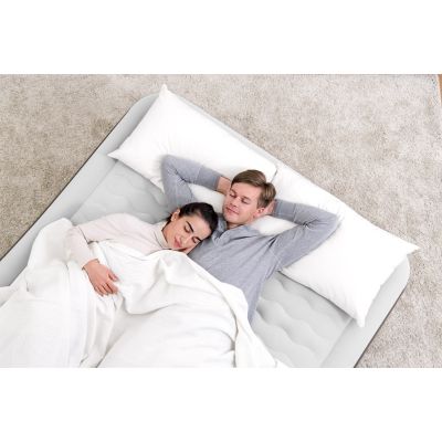 7. Bestway 69050 / 23 dmuchany materac Podwójny materac Szary, Biały Unisex