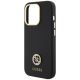 6. Etui Guess Silicone Logo Strass 4G do iPhone 15 Pro Max - czarne