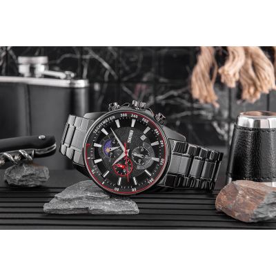 7. Zegarek Męski Skmei 9250BKBK + BOX