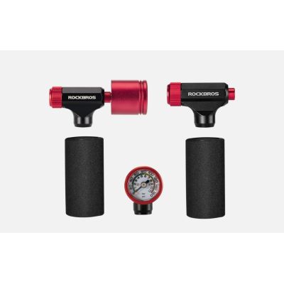 2. Rockbros mini pompka CO2 z manometrem 42320016001