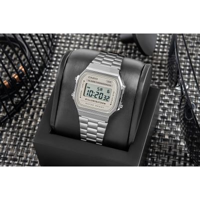 5. Zegarek Męski CASIO VINTAGE A168WA-8AYDF + BOX