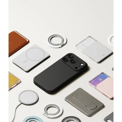 9. Etui Ringke Silicone MagSafe na iPhone 18 Pro / 17 Pro - czarne