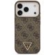 3. Etui Guess 4G Triangle Logo MagSafe na iPhone 17 Pro - brązowo-złote