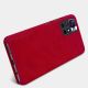 17. Nillkin Qin Case etui do Xiaomi Redmi Note 11T 5G / Note 11S 5G / Note 11 5G (China) / Poco M4 Pro 5G osłona na aparat kabura pokrowiec obudowa z klapką brązowy