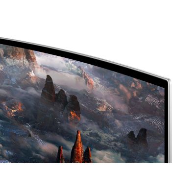 13. Samsung G93SC monitor komputerowy 124,5 cm (49") 5120 x 1440 px Dual QHD OLED Srebrny