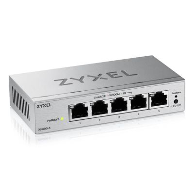 2. Switch Zyxel GS1200-5V3 5p Managed Gigabit