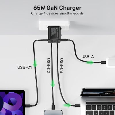 19. UNITEK ŁADOWARKA PODRÓŻNA EU/US/UK/AUS GAN PD 65W