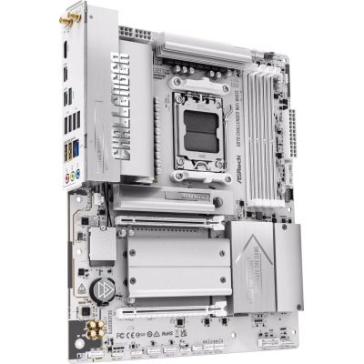 4. ASRock X870 Challenger WiFi White AM5 ATX  HDMI/USB-C