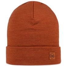 Buff Merino Heavyweight Beanie 11117033010 Brązowe One size