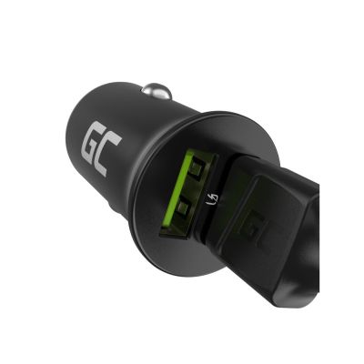 13. GREEN CELL ŁADOWARKA SAMOCHODOWA GC POWERRIDE NANO36 36W 6A 2X USB-A
