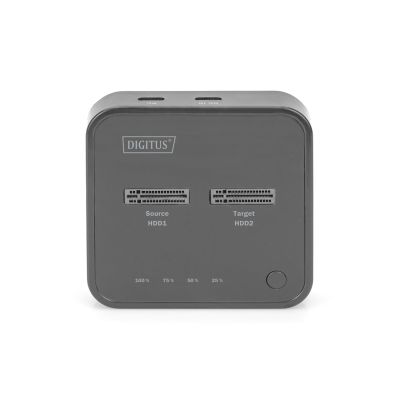 11. DIGITUS STACJA DOKUJĄCA DO SSD M.2 NVME Z FUNKCJĄ KLONOWANIA OFFLINE, USB-C, CZARNA DA-71545