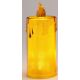 39. ŚWIECA DEKORACYJNA 8 CM AMBER CIEPŁY BIAŁY 1 LED