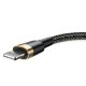 3. Kabel Baseus Cafule USB-A / Lightning 2A QC 3.0 3 m - czarno-złoty