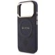 6. Etui Guess Peony Hot Stamp MagSafe na iPhone 17 Pro Max - niebieskie